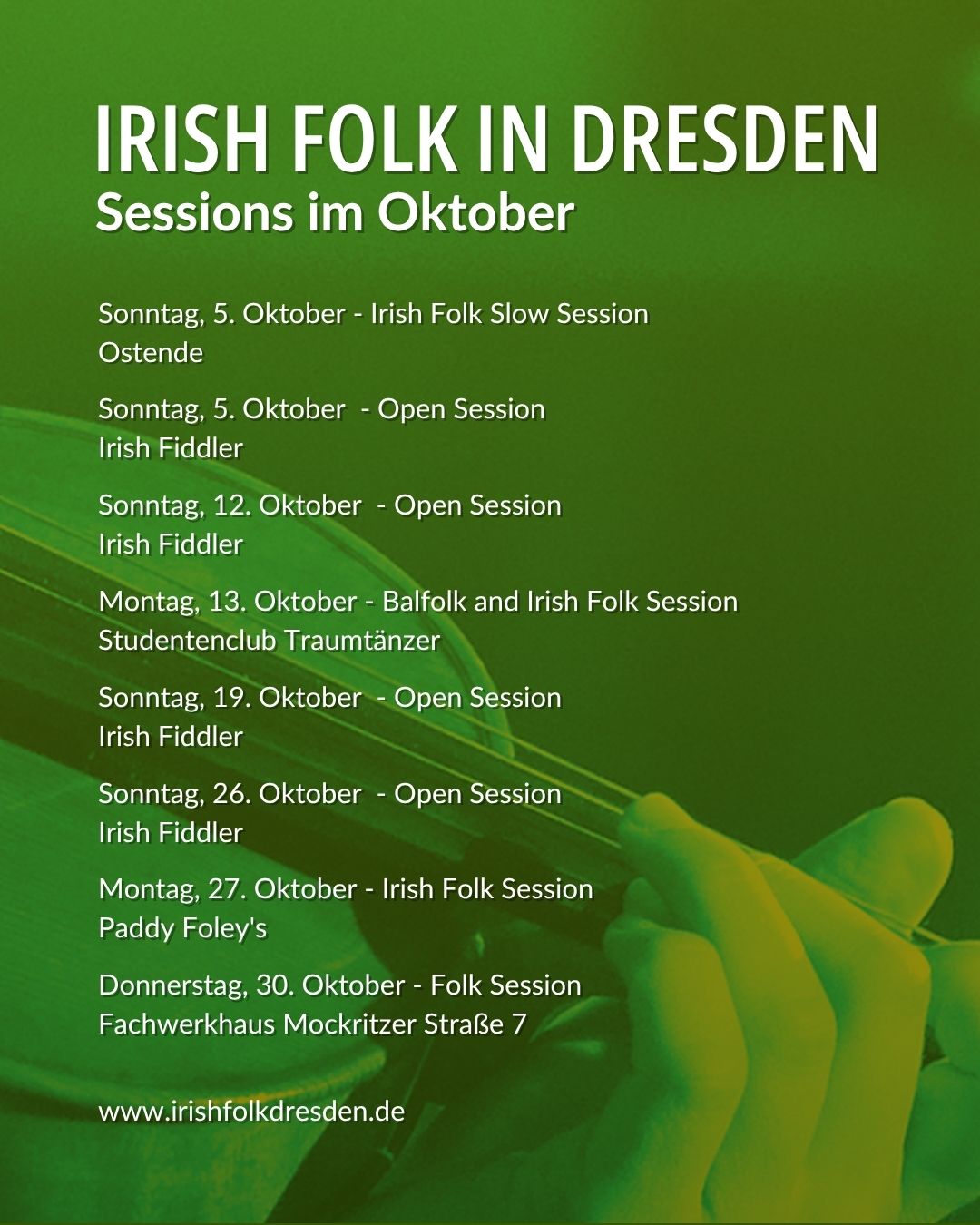Irish Folk Sessions in Dresden