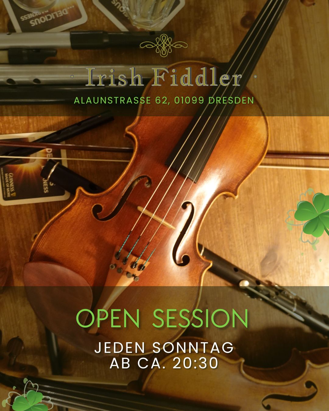Open Session im Irish Fiddler