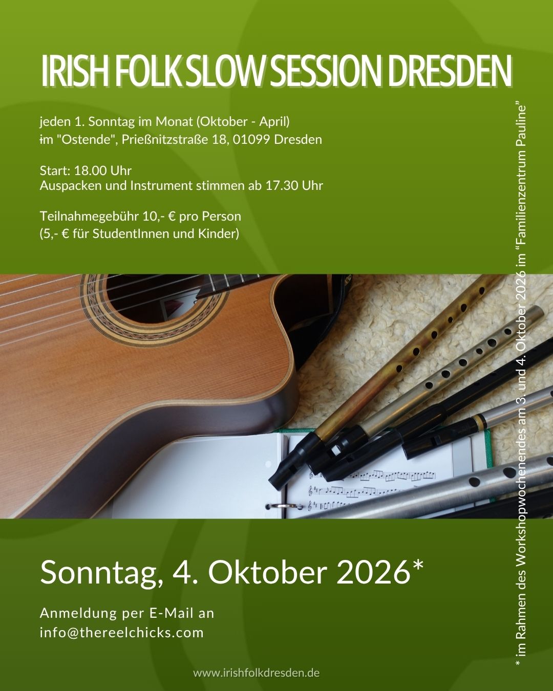 Irish Folk Slow Sessions in Dresden