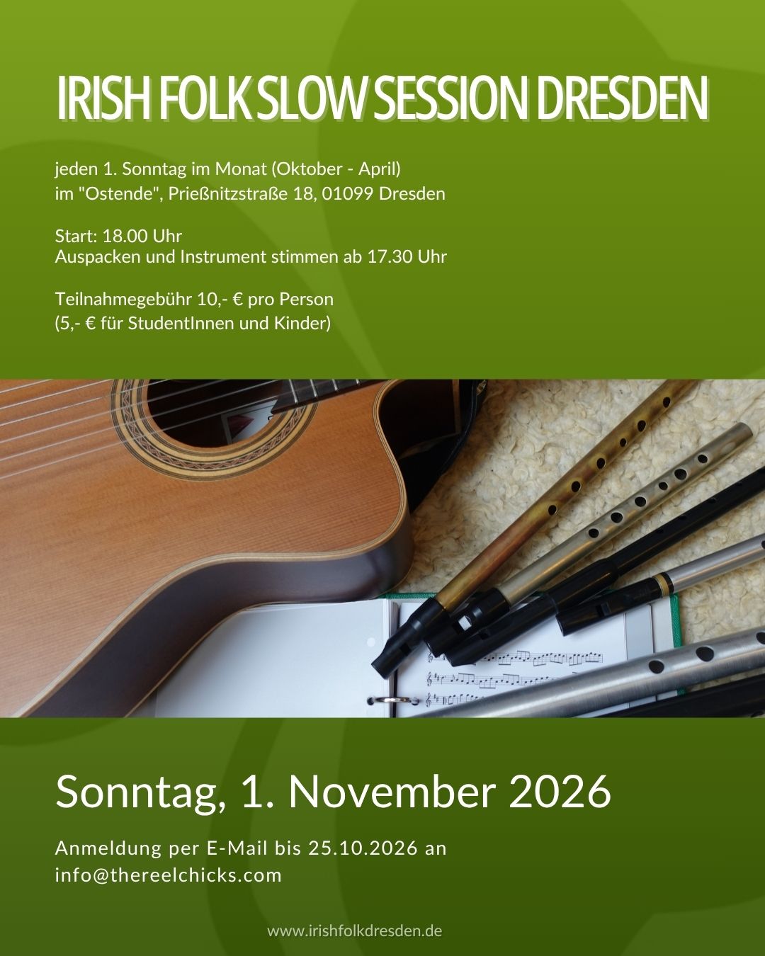 Irish Folk Slow Sessions in Dresden