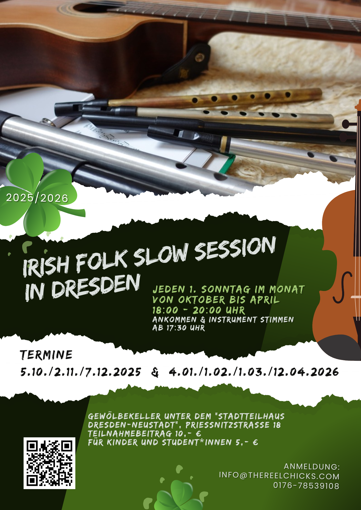 Irish Folk Slow Session in Dresden